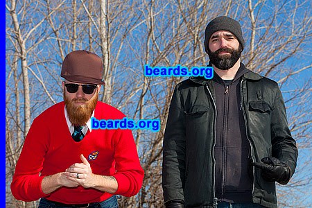 John and Mike, dueling beards